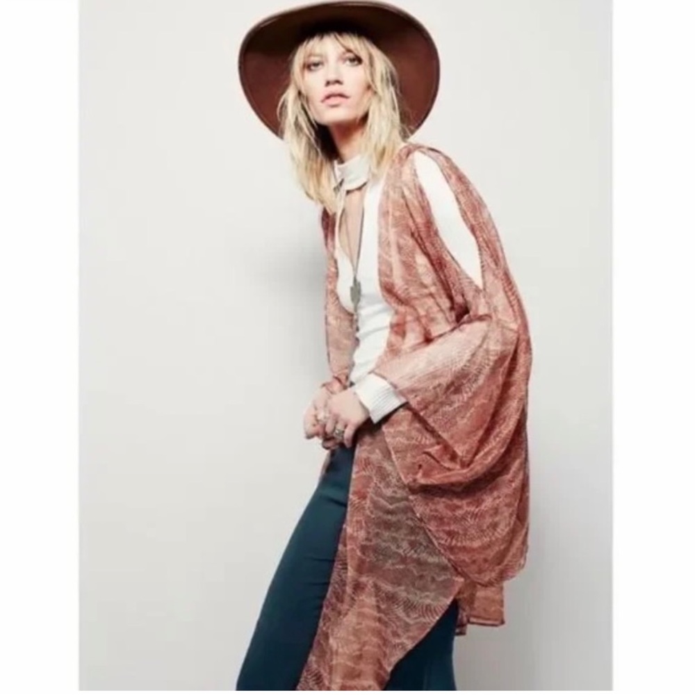 Snake skin kimono